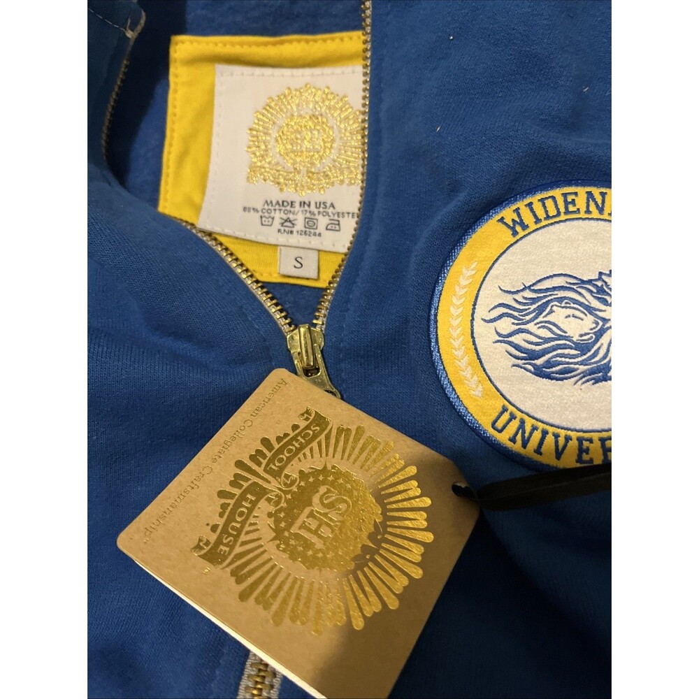 Widener University Women's Raglan Full Zip Sweat Hoodie Multi-Color - Picture 6 of 13
